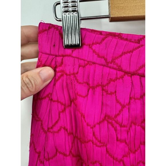 bruce oldfield Skirt Vintage Designer Pink Pattern Lined Wool Silk Blend Pencil - Picture 5 of 11